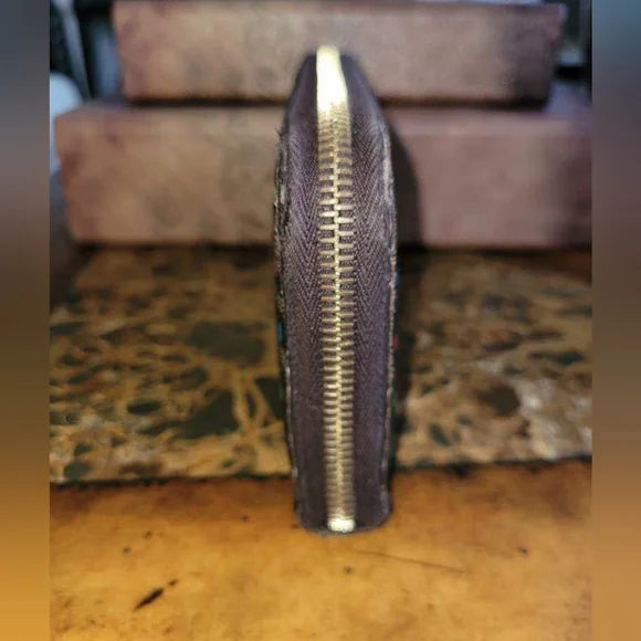 Fendi RARE Tobacco wallet multicolored polka-dot zucca wallet. - Picture 4 of 9